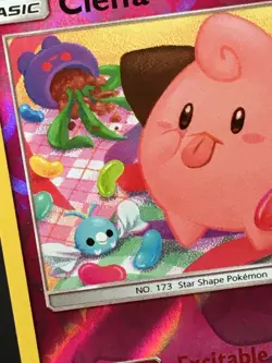 Pokemon TCG Cleffa 131/214 SM Unbroken Bonds Reverse Holo Uncommon NM CUTE CARD! - Image 2