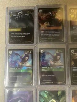 Riftbound Cards LOT ALT ARTS 13 Cards Kai’sa Darius Alt Rune Cards - Image 2