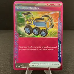 Precious Trolley 185/191 Sv08: Surging Sparks Ace Spec Holo Pokemon TCG Card - Image 1