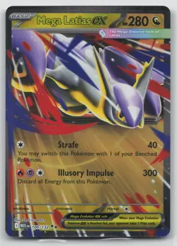 Pokemon Card Mega Latias ex Double Rare ME01: Mega Evolution 100/132 NM - Image 1