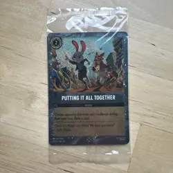 Putting It All Together Lorcana Movie Promo Zootopia 2 SEALED Trading Card - Image 1
