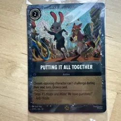 Putting It All Together Lorcana Movie Promo Zootopia 2 SEALED Trading Card - Image 2