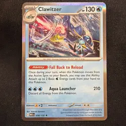 Clawitzer 38/132 Holo Rare Mega Evolution Pokemon Card - Image 1
