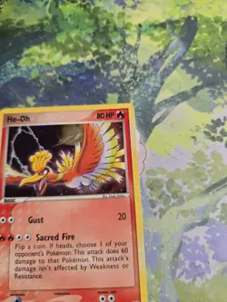 NM- Pokemon TCG Ho-Oh Unseen Forces 27/115 Holo Rare Card - Image 5