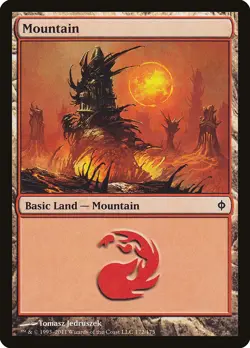 Mountain (172) New Phyrexia PLD Basic Land MAGIC THE GATHERING CARD ABUGames - Image 1