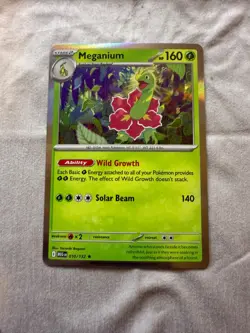 MEGANIUM - 10/132 Mega Evolution -NM - Revers Holo Rare - Pokemon TCG Card - Image 1