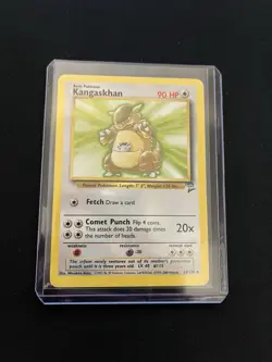 Kangaskhan 26/130 LP Non Holo Rare Base Set 2 Pokemon Card Vintage 1999 WOTC - Image 5