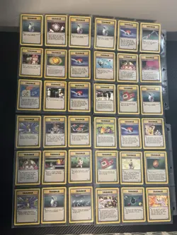 Vintage Pokemon Trainer Cards Lot - 229 Gym Heroes - Mixed Vintage Trainers - Image 5