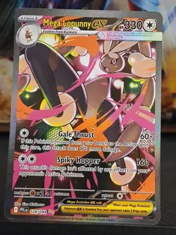 Mega Lopunny ex 128/094 Me02: Phantasmal Flames Pokemon Card - Image 4