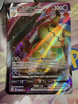 Mimikyu VMAX 069/172 Brilliant Stars Pokemon Pokemon Card English Near Mint - Image 1