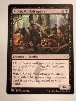 Sibsig Muckdraggers - Fate Reforged Magic the Gathering MTG Nice! - Image 1