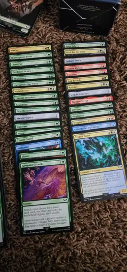 MTG Warhammer 40,000 Tyranid Swarm Commander Deck LP Deck Box And Morr - Image 4