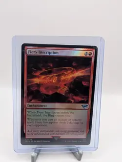 Fiery Inscription (Foil) The Lord of the Rings 0126 - MTG - Image 1