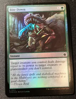Bite Down - Foil - FDN - MTG - EN - NM - 0223 - Image 1