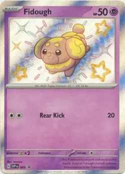 FIDOUGH SVP069 SCARLET & VIOLET POKEMON PROMO (SHINY RARE, NM) - Image 1
