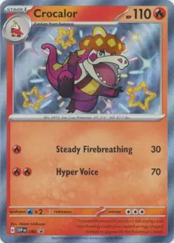 CROCALOR SVP080 SCARLET & VIOLET POKEMON PROMO (SHINY RARE, NM) - Image 1