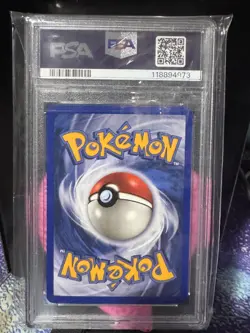 2002 Pokemon Legendary Collection Geodude Reverse Holo #77 PSA 8 - Image 2