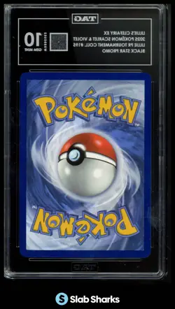 2025 POKEMON S&V BLACK STAR PROMOS - SVP EN #195 LILLIE'S CLEFAIRY EX TAG 10 - Image 2