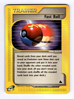 Fast Ball Skyridge #124 (2003) Uncommon LP Pokemon - Image 1