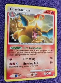 Charizard Holo 1/99 Arceus Holo Rare Pokemon - Image 1