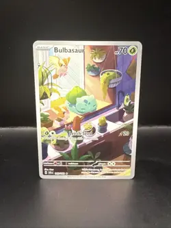 Pokemon TCG Bulbasaur 143/142 Sv07: Stellar Crown Holo Illustration Rare NM - Image 4