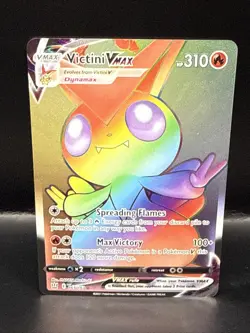 Pokemon TCG Victini VMAX Sword & Shield - Battle Styles 165/163 Holo Secret Rare - Image 1