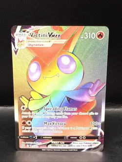 Pokemon TCG Victini VMAX Sword & Shield - Battle Styles 165/163 Holo Secret Rare - Image 2