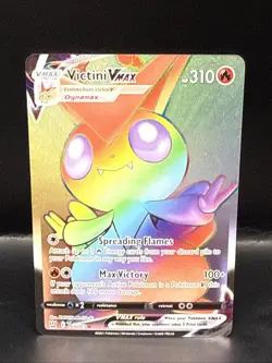 Pokemon TCG Victini VMAX Sword & Shield - Battle Styles 165/163 Holo Secret Rare - Image 3