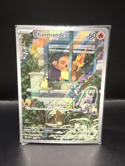 Pokemon TCG Charmander SVP044 Promo Illustration Rare SEALED - Image 1