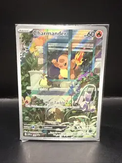 Pokemon TCG Charmander SVP044 Promo Illustration Rare SEALED - Image 2