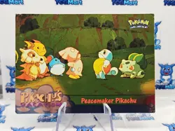 Peacemaker Pikachu Holo Foil TOPPS Pikachu's Vacation #46 Pokemon LP - Image 1