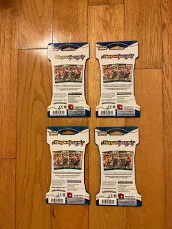 Pokemon TCG XY BREAKpoint - Complete 4 Pack Art Set - Sleeved Booster Packs - Image 2