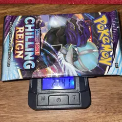 Super Heavy!! 22.41g Pokemon Chilling Reign Booster Pack - Image 1