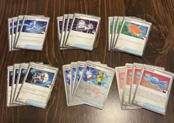 Pokemon Play Series Foil Trainer Lot Pal Pad Counter Catcher Rare Candy x4 Each - Image 1
