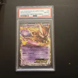 2021 Pokemon Sword & Shield Celebrations Classic Mewtwo EX #54 PSA 8 NM-MT - Image 1