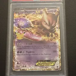 2021 Pokemon Sword & Shield Celebrations Classic Mewtwo EX #54 PSA 8 NM-MT - Image 3