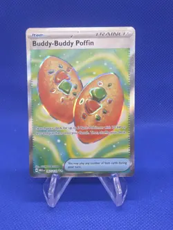 Pokemon Mega Evolution Buddy Buddy Poffin 167/132 Full Art Ultra Rare NM - Image 1