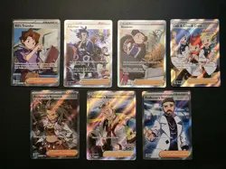 Pokemon TCG 7 Ultra Rare Full Art Holo Trainers Lot NM Mint Pack Fresh - Image 1
