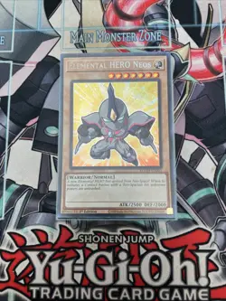 Elemental Hero Neos Secret Rare BLMM-EN003 Yugioh Chibi - Image 1