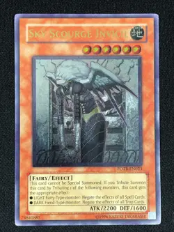 YUGIOH SKY SCOURGE INVICIL FOTB-EN023 ULTIMATE NM - Image 1