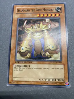 Yu-Gi-Oh! Granmarg The Rock Monarch Common Limited Edition GLD2-EN009 MP - Image 1