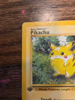 Pikachu Gold W Stamp 60/64 1st Edition Jungle Duelist Promo Pokemon Card WOTC - Image 3