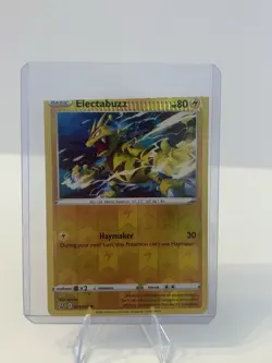 Electabuzz 44/163 Reverse Holo Crimp Error/Miscut | Battle Styles | Pokemon Card - Image 1