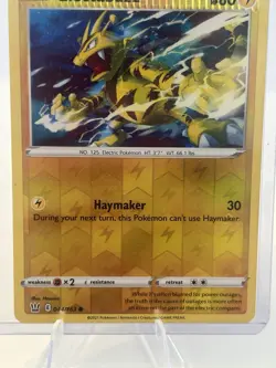 Electabuzz 44/163 Reverse Holo Crimp Error/Miscut | Battle Styles | Pokemon Card - Image 5