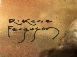 Dakkon Blackblade MTG Magic Card Playmat SIGNED Richard Kane Ferguson - Image 2