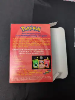 Pokemon TCG Base Brushfire Theme Deck 1999 EMPTY BOX With Accessories - No Cards - Image 3