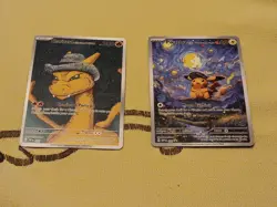 2 Pokemon x Van Gogh Black Star Promo ACG Art Card - NM - Image 1