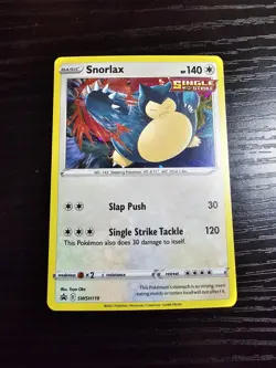 Snorlax SWSH119 Sword & Shield Black Star Promo Pokemon Card- NM - Image 1