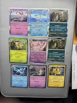 Pokemon Eeveelution HOLO (9 Card Set) LOT - PRISMATIC EVOLUTIONS - NM - Image 1