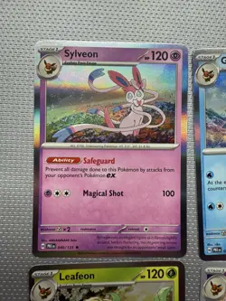 Pokemon Eeveelution HOLO (9 Card Set) LOT - PRISMATIC EVOLUTIONS - NM - Image 3